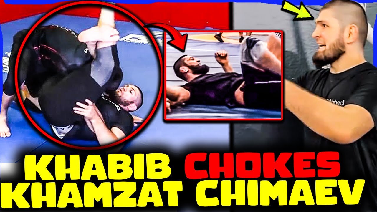BREAKING! Khamzat Chimaev GETS CHOKED OUT By Khabib Nurmagomedov in Dubai Seminar, Joe Rogan REACTS!