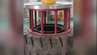 forklift solid tire press machine