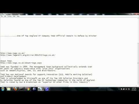 Pakistani Hacker Hitcher Hacked England IT Company TAGZ Official Domain