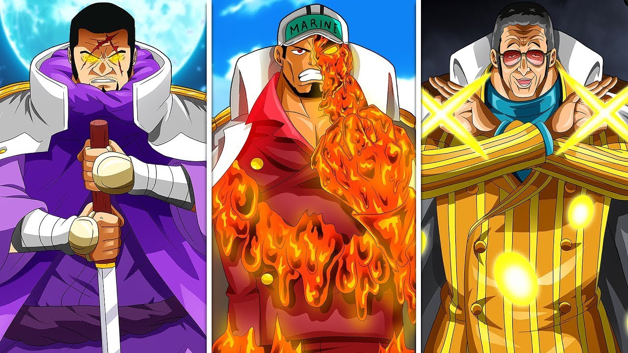 TODAS as PATENTES da MARINHA em One Piece – DivertidoAnime