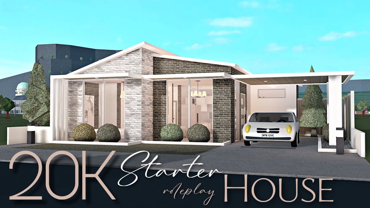 BLOXBURG: 20K STARTER ROLEPLAY HOME | NO-GAMEPASS - YouTube