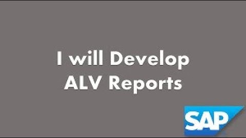 Basic ALV Report(REUSE_ALV_GRID_DISPLAY)