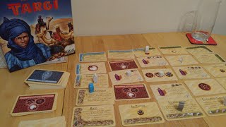 Targi board game - setup, how to play and review *AmassGames * two player HD board game quailty