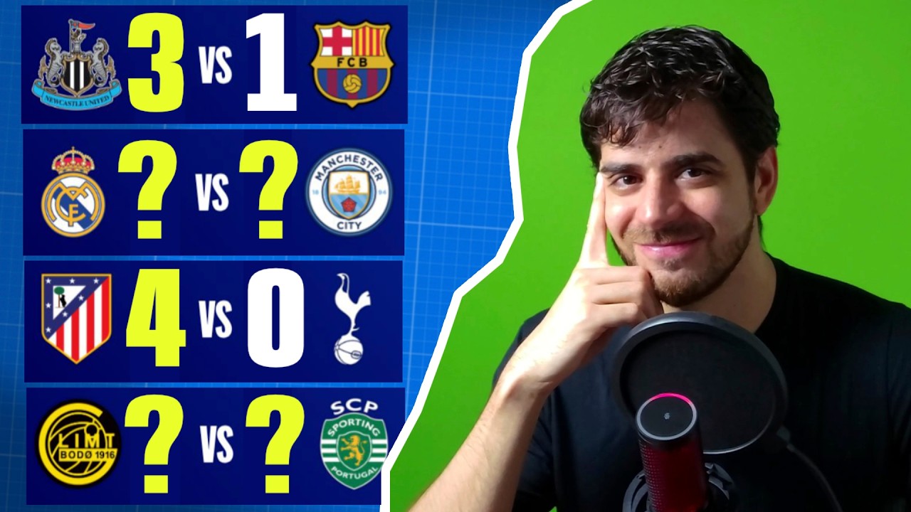 O que vai acontecer na Champions...