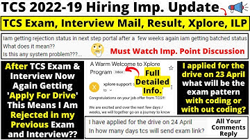 TCS Xplore Program & ILP Training | Exam Date? Exam Result, Interview Mail & Result Off Campus & ITP