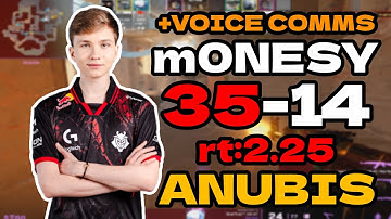 m0NESY (35-14) rt:2.25 w/f0lya +VOICE COMMS l EU FACEIT RANKED (anubis) | #cs2 #pov