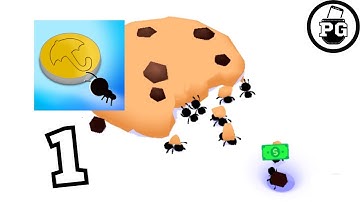 What Can Ants Eat? - Idle Ants - Simulator Game 🐜 Gameplay Walkthrough |Part 1|