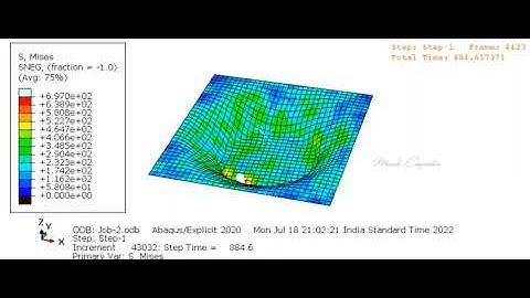Incremental sheet forming simulation - Abaqus software #simulation #abaqus #metal #forming #isf