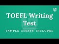 TOEFL Writing Practice Test, New Version