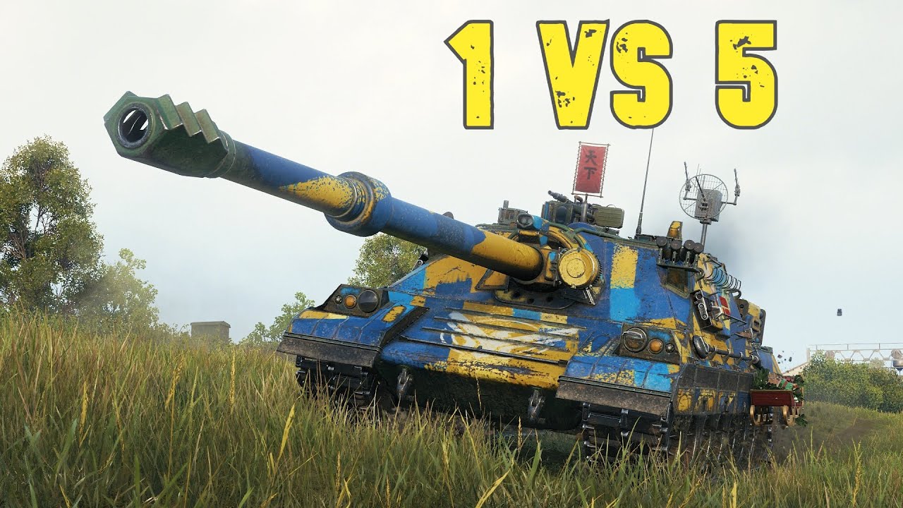 PTZ-78 : 1 vs 5 - World of Tanks.