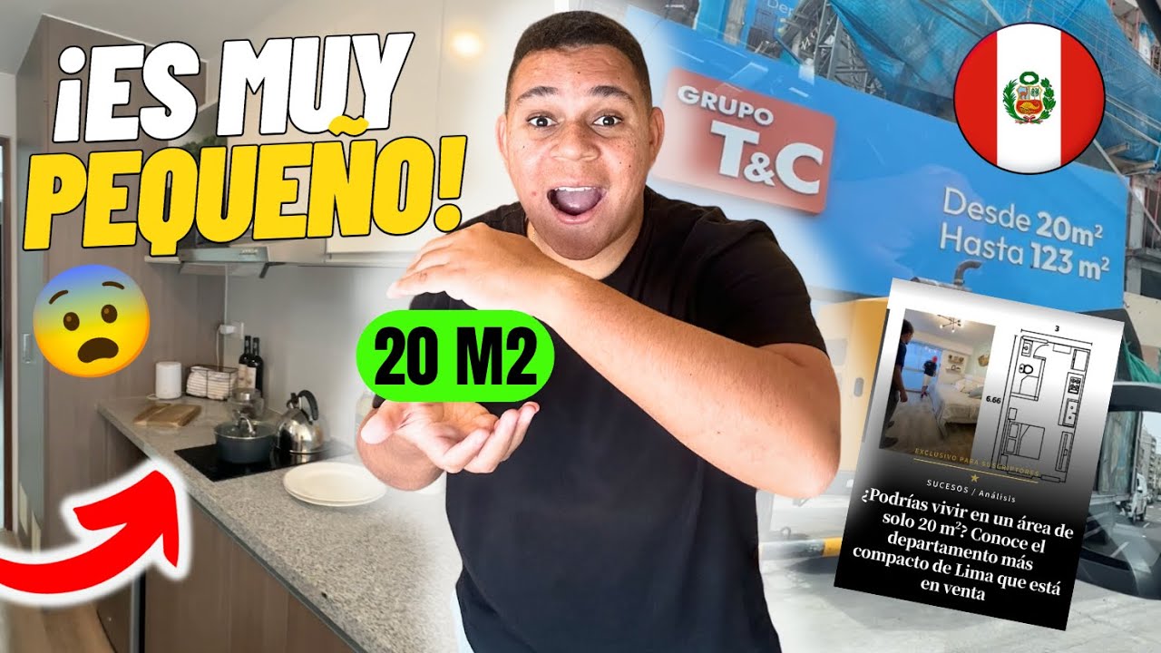 Así LUCE el DEPARTAMENTO más PEQUEÑO de PERÚ 🇵🇪 ¡SOLO 20 m2! | 🇻🇪 #venezolanosenperú