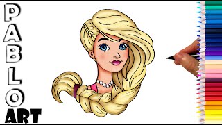 How to Draw 💄👠 Barbie 2023 - Margot Robbie | Learn to Draw  step by step