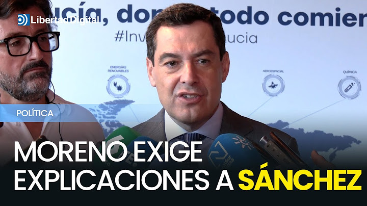 Moreno exige explicaciones inmediatas a Sánchez por supuesta operación contra la UCO