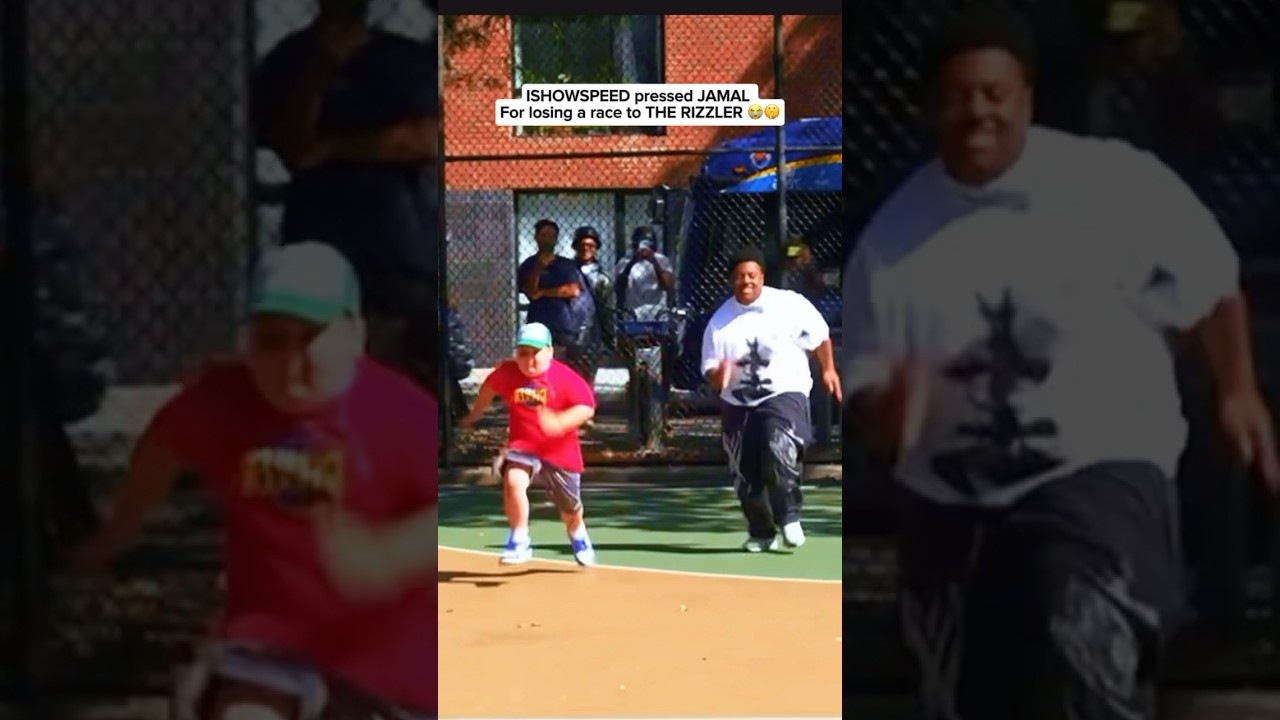 ISHOWSPEED pressed JAMAL for losing a race against the RIZZLER 🤫