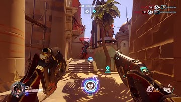 Overwatch: Sneaky Tracer Defense On Temple Of Anubis