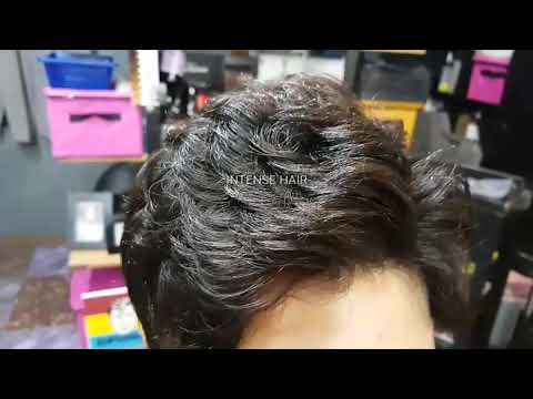 대전미용실 짧은머리 가르마펌 인텐즈헤어