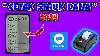 CARA CETAK STRUK DANA DAN EDIT ADMIN NYA TERBARU 2024