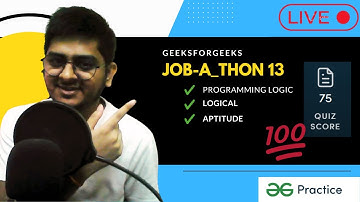 Job-A-Thon 13 Contest Live Analysis | Aptitude | Programming Logic | Logical | Let