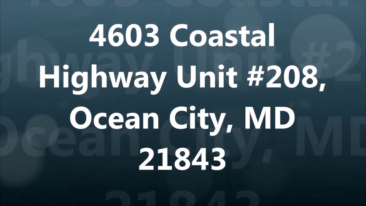 4603 Coastal Highway Unit 