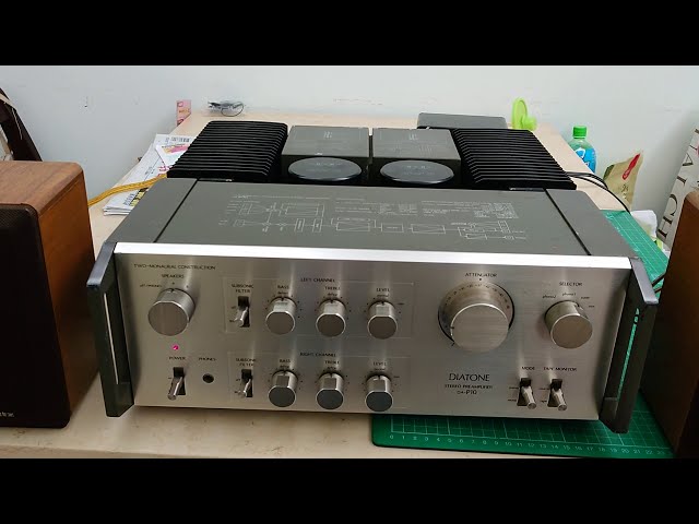 DIATONE DA-P10 + DA-A15 - YouTube