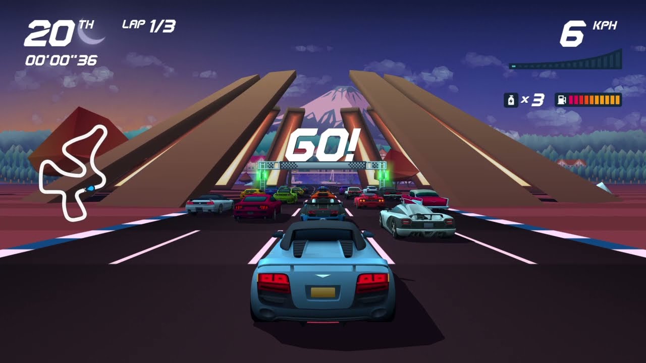 Horizon Chase Turbo - World Tour - Chile - Villarica - Moonlight - Fancy Grey