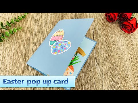 Easter gift basket pop up card turtorial | Easter Craft Ideas | Easter ...