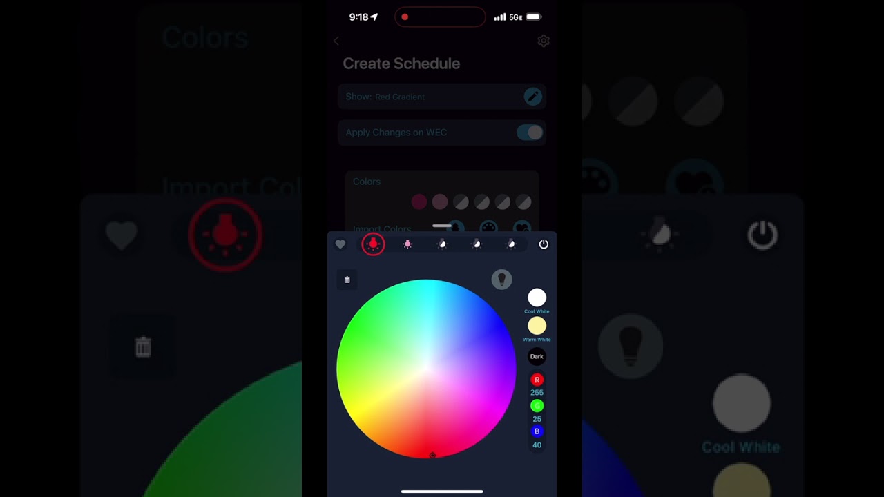 2025 Creating a Schedule