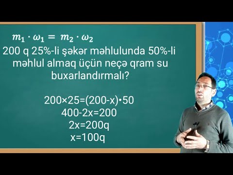 Video: Üzvi məhlulun qurudulmasında məqsəd nədir?