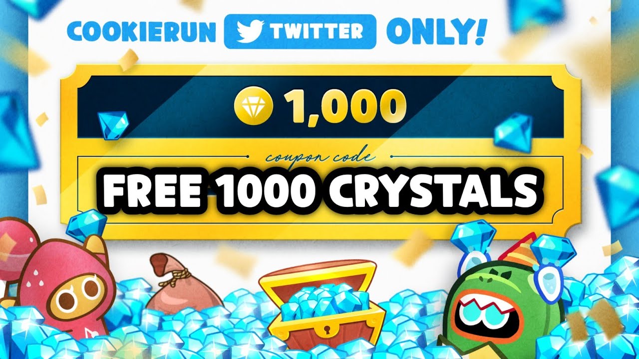 Free 1000 Crystals [Cookie Run OvenBreak] Coupon Code 2021 YouTube