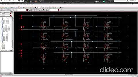 Experiment 9: Barrel shifter using Nmos cadence virtuoso