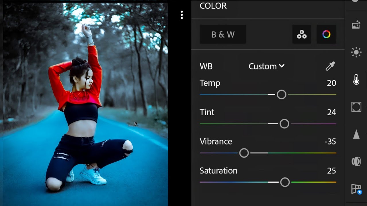 Black and Aqua Blue Tone ❘❘ Lightroom Photo Editing Tutorial ❘❘ 
