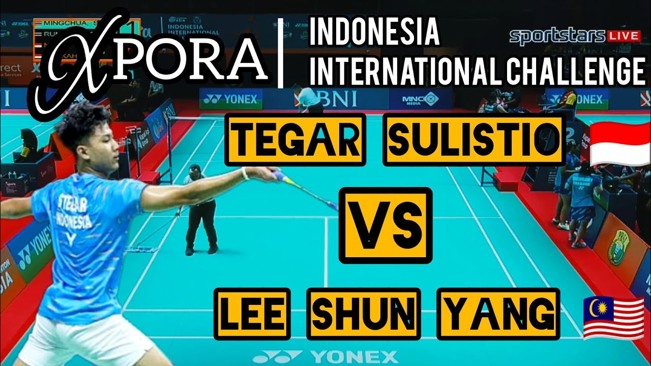 TEGAR SULISTIO 🇮🇩 VS LEE SUN YANG 🇹🇭 INDONESIA INTERNATIONAL CHALLENGE 2023