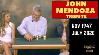 Tribute John Mendoza cups & balls- Legendary & Great Magicians