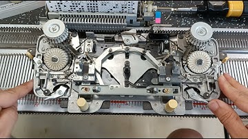 How a Knitmaster/Studio knitting machine works part 2: Needle selection