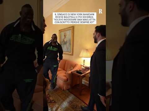 Video Il sindaco di New York accoglie Balotelli