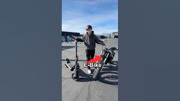 E-Bike VS E-Scooter 🔥