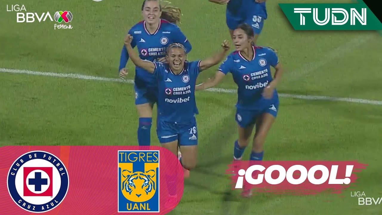 ¡Lo empata la Máquina! Gol de Ana García | Cruz Azul vs Tigres | Liga ...