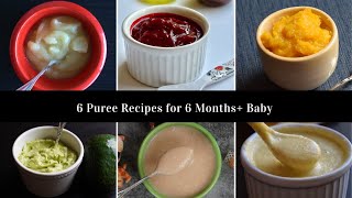 Stage 1 homemade baby purees: check out the video for how to make 6
easy, tasty and healthy puree recipes that are suitable babies age 6-8
months of age....