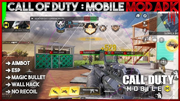 Call Of Duty Mobile Mod Menu - 1.0.38  GLOBAL + GARENA | Aimbot, Magic Bullet, FLY HACK | Non Root 🔥