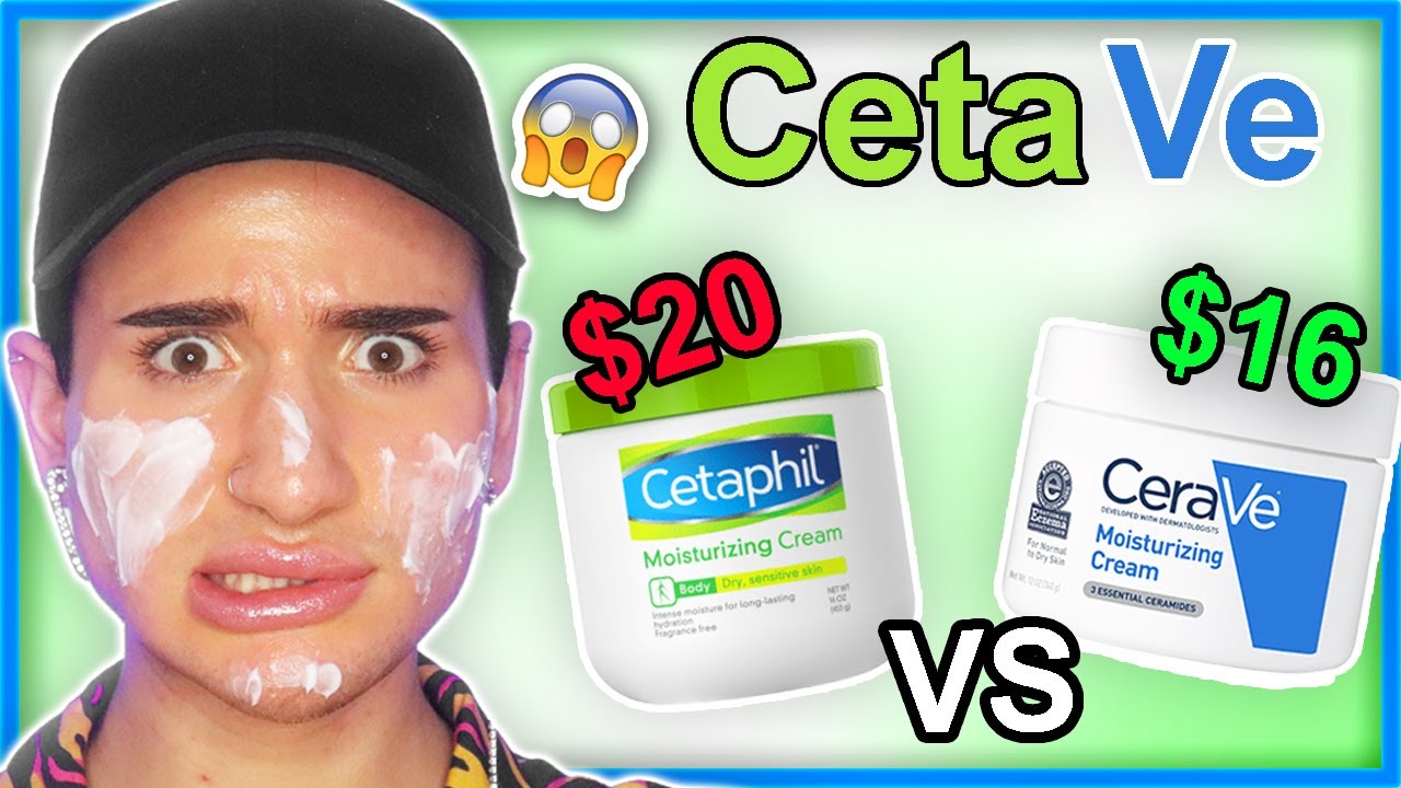 CeraVe Moisturizing Cream VS Cetaphil Moisturizing Cream: Which one should YOU buy?