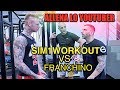 Allena lo Youtuber Sim1workout  porta Franchino in sala pesi