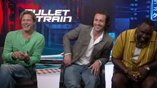 Brad Pitt "ne cesse de me harceler au téléphone !" Bullet Train interview