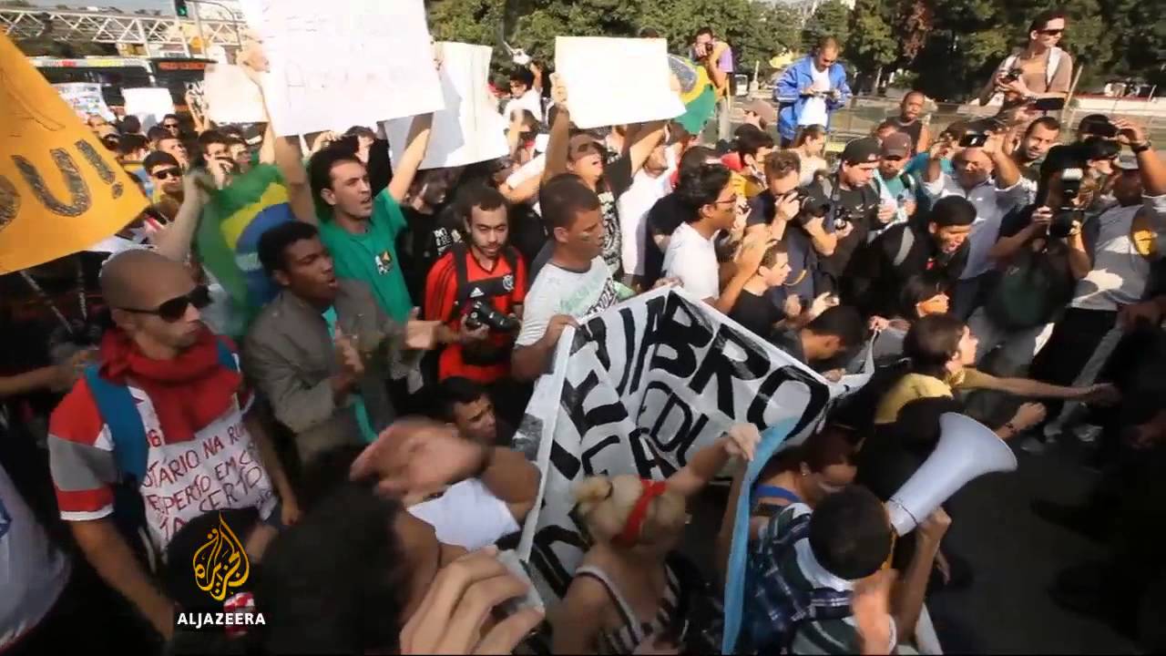 احتجاجات في البرازيل بسبب تكاليف الرياضة