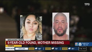Tampa girl found after AMBER alert, mom still missing