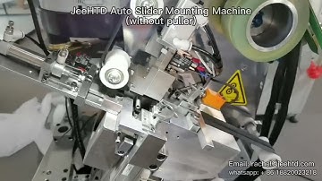 Nylon Zipper Slider Mounting Machine Without Puller #5 - Testing Video #R1ITMY210529