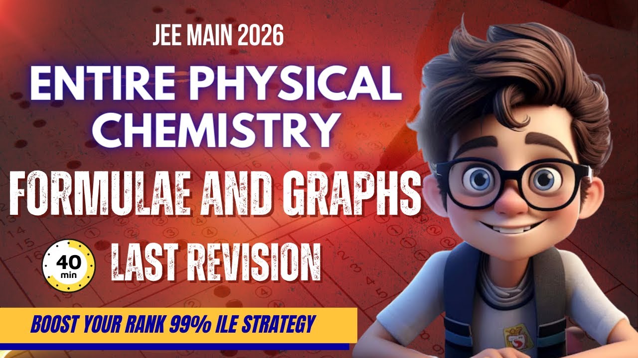 Entire Physical Chemistry: Formulae and Graphs in Just 40 min: JEE Main 2026 Chemistry