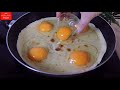 Yumurtaları bir tortilla ile kaplayın! 5 dakikada nefis bir tarif! Yeni kahvaltı tarifi # 88