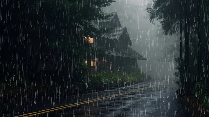 Rain Sounds For Sleeping - 99% Instantly Fall Asleep With Rain And Thunder Sound At Night - No ADS