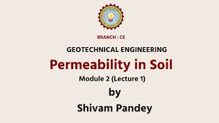 | AKTU Digital Education | Geotechnical Engineering | Permeability in Soil