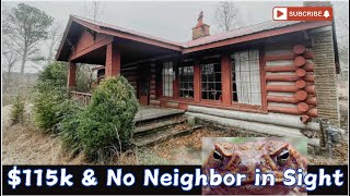 Alabama Log Cabin $115k, No Neighbor. No problem 😉